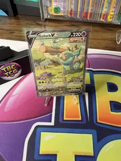 Pokemon TCG Golurk V 182/203 Evolving Skies Alt Art Near Mint - Image 1
