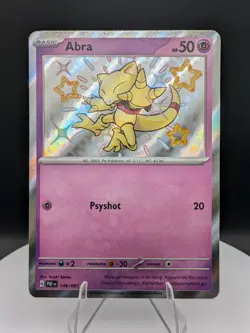 Pokemon TCG: Paldean Fates (148/091): Abra Baby Shiny Holo Rare (NM) - Image 1