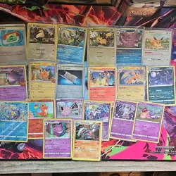 Pokemon TCG lot Assorted 20 cards Promo, Stamp Holo Gengar, Pikachu Charizard - Image 1