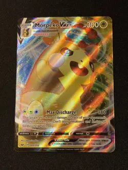 Morpeko VMAX 080/202 Sword & Shield Base Set Holo Pokemon TCG Card NM - Image 1