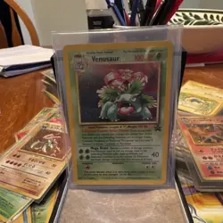 Pokemon TCG Venusaur Base Set Holo Lot 1999 Wizards Nintendo English Card - Image 1