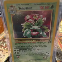 Pokemon TCG Venusaur Base Set Holo Lot 1999 Wizards Nintendo English Card - Image 2