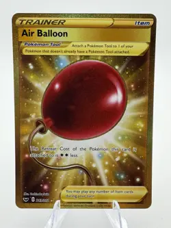 Pokemon Air Balloon Secret Rare 213/202 Sword And Shield Base Set - Image 1