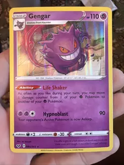 Gengar #85/202 – Sword & Shield Holo Rare – Near Mint Pokemon TCG - Image 1