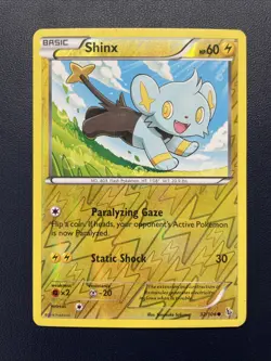 1x Shinx 32/106 Pokemon - Reverse Holo XY Flashfire MP fast shipping toploaded - Image 1