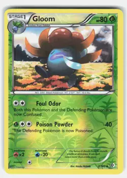 GLOOM 2/149 UNCOMMON BOUNDARIES CROSSED POKEMON REVERSE HOLO NEAR MINT - Image 1