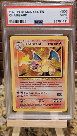 Pokemon TCG Classic Charizard 003/034 Holo PSA 9 EN Stage 2 2023 Arita - Image 1