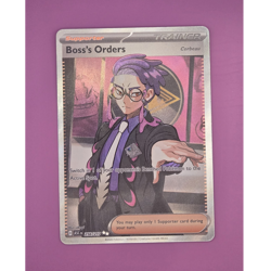 Pokemon TCG Boss's Orders Corbeau ASC 256/217 Double Rare Full Art Trainer 2026 - Image 1