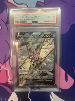 Pokemon Origin Forme Palkia V Full Art Holo Astral Radiance 167/189 PSA 10 - Image 1