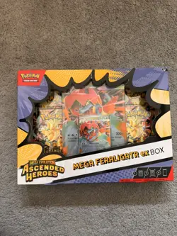 Pokemon TCG Ascended Heroes Mega Feraligtr Ex Box Sealed ✅ - Image 1