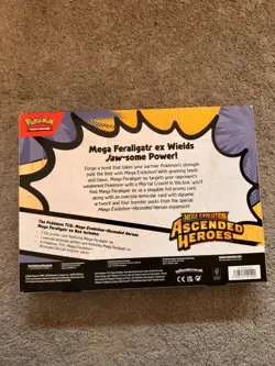 Pokemon TCG Ascended Heroes Mega Feraligtr Ex Box Sealed ✅ - Image 3