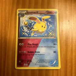 Azumarill Uncommon 77/114 XY Steam Siege Pokemon Card - Image 1
