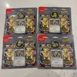 Pokemon TCG Ascended Heroes 2-Pack Blister Bundle Larry Sealed New Lot of 4 - Image 1