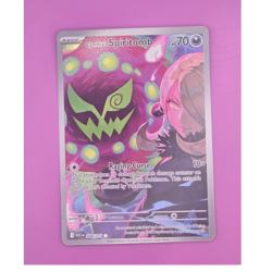 Pokemon TCG Cynthia's Spiritomb ASC Illustration Rare Full Art Holo 244/217 - Image 1