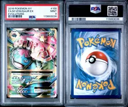 Pokemon Mega M Venusaur EX 100/108 XY Evolutions PSA 9 - Image 3