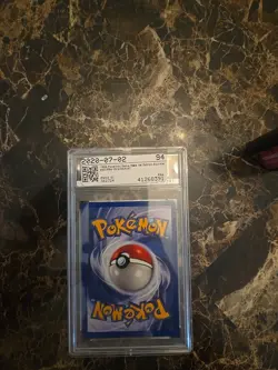 1999 Pokemon Base Set Squirtle #63 – 1st Edition PSA 10 GEM MINT - Image 3