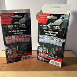 Pokemon TCG - Tinkaton & Chien-Pao EX Battle Deck Set of 2 Open Box Duplicates⬇ - Image 1