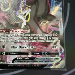 Pokemon TCG Umbreon VMAX Brilliant Stars TG23/TG30 Trainer Gallery #1 - Image 4