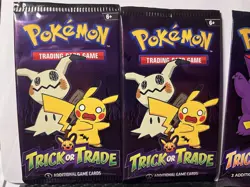 Trick or Trade 2022,2023 Sealed Pokemon TCG Set of 3 Packs (9) Cards - Image 2