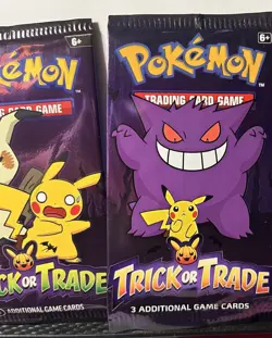 Trick or Trade 2022,2023 Sealed Pokemon TCG Set of 3 Packs (9) Cards - Image 3