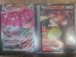 Pokemon TCG Sword & Shield Mixed Lot Jumbo Cards +Binder - Image 1