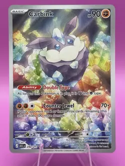 Pokemon TCG Carbink 242/217 Ascended Heroes Illustration Rare NM Card - Image 1