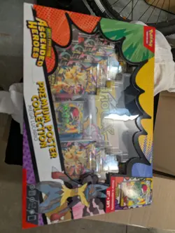 Pokemon Ascended Heroes Premium Poster Collection Mega Lucario EX Box - Image 1
