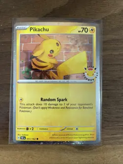 Pikachu 051/162 Pokemon Day 2026 30th Anniversary Stamped Promo Pokemon - Image 1