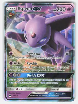 ESPEON GX 61/149 HOLO ULTRA RARE SM BASE SET POKEMON NEAR MINT - Image 1