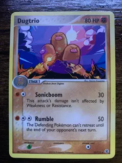 Pokemon TCG Dugtrio EX FireRed & LeafGreen 22 Regular Rare Nm - Image 1