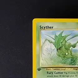 Pokemon TCG Scyther Neo Discovery 46/75 1st Edition LP+ - Image 2