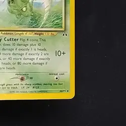 Pokemon TCG Scyther Neo Discovery 46/75 1st Edition LP+ - Image 4