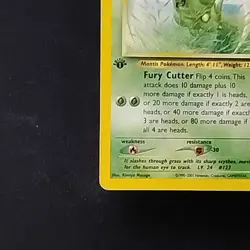 Pokemon TCG Scyther Neo Discovery 46/75 1st Edition LP+ - Image 5