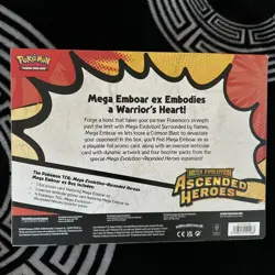 Pokemon TCG: Mega Evolution Ascended Heroes - Mega Emboar ex Box NEW - Image 4