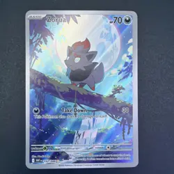 Zorua 142/086 Pokemon SV White Flare Illustration Rare Mint/Near Mint - Image 3