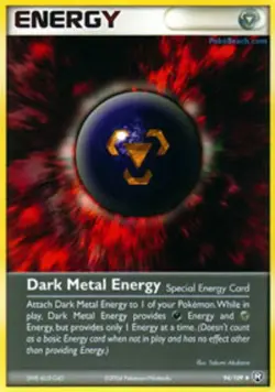 Dark Metal Energy - 94/109 - Uncommon HP, English Pokemon EX Team Rocket Returns - Image 1