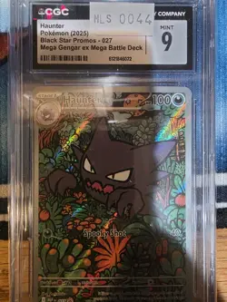 Pokemon Haunter 027 Me: Mega Evolution Promo Holo Illustration Rare CGC 9 0044 - Image 1