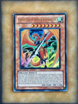 Yugioh Dragunity Arma Levyaten SDDL-EN001 Ultra Rare 1st Ed LP - Image 1