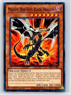 Malefic Red-Eyes Black Dragon Common Legendary Duelists: Season 1 LDS1-EN006 LP - Image 1