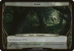Krosa - (Planechase 2009) Planechase 2009 NM Common MAGIC MTG CARD ABUGames - Image 1
