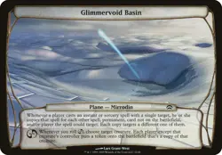 Glimmervoid Basin Planechase 2009 PLD Common MAGIC GATHERING CARD ABUGames - Image 1