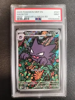 Pokemon Black Star Promo #027 Haunter Mega Gengar ex Battle Deck PSA 9 Card MINT - Image 1