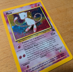 Pokemon Mew Wizards Black Star Promo Holo Card #151 Basic 50 HP 1999 English - Image 1