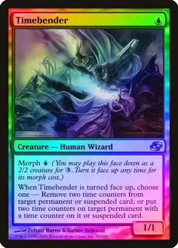 Timebender FOIL Planar Chaos NM Blue Uncommon MAGIC GATHERING CARD ABUGames - Image 1