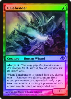 Timebender FOIL Planar Chaos PLD Blue Uncommon MAGIC GATHERING CARD ABUGames - Image 1