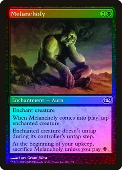 Melancholy FOIL Planar Chaos NM Black Common MAGIC THE GATHERING CARD ABUGames - Image 1