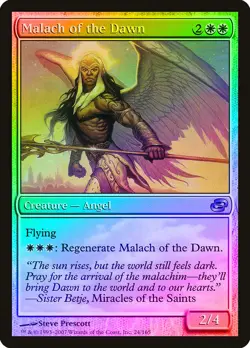 Malach of the Dawn FOIL Planar Chaos NM White Uncommon MAGIC MTG CARD ABUGames - Image 1