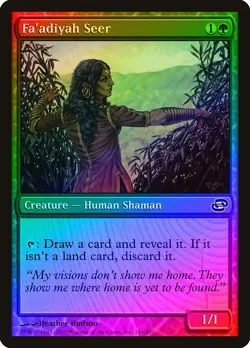 Fa'adiyah Seer FOIL Planar Chaos NM Green Common MAGIC GATHERING CARD ABUGames - Image 1