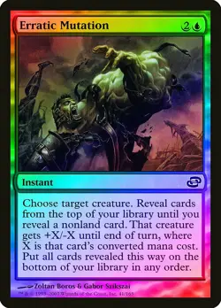 Erratic Mutation FOIL Planar Chaos NM Blue Common MAGIC MTG CARD ABUGames - Image 1