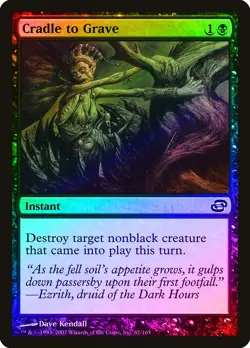 Cradle to Grave FOIL Planar Chaos NM Black Common MAGIC MTG CARD ABUGames - Image 1